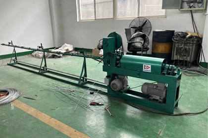 Wire Straightening & Cutting Machine