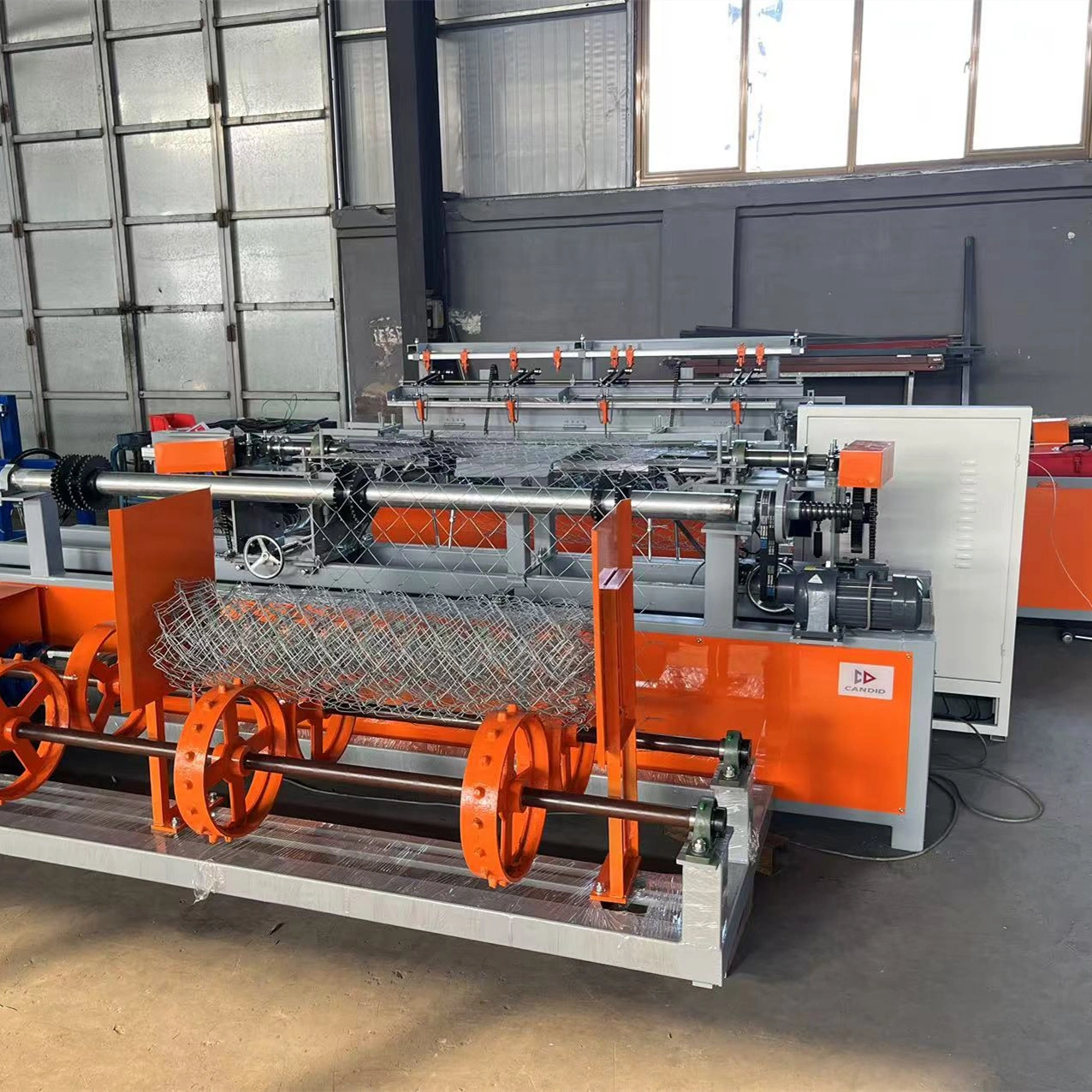 single wire diamond mesh machine